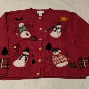 Croft & Barrow snowman sweater